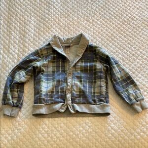 Tea Collection Blue and Green Sweater for Layering